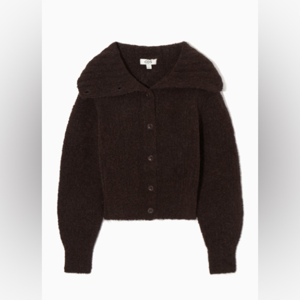 [NEW] COS Textured Alpaca Cardigan